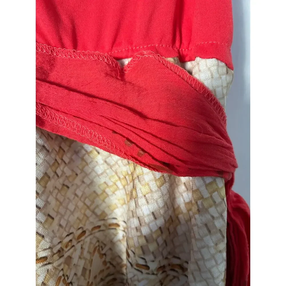 Disney Moana Halloween Costume Dress w/Hibiscus Flower Puka Necklace Size 5